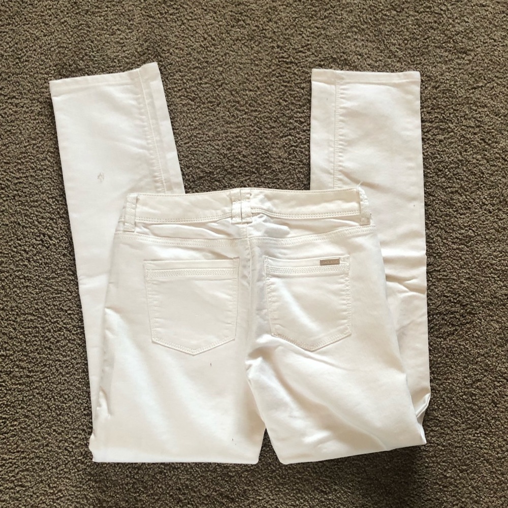 White House Black Market Slim Leg White Jeans - Picture 4 of 5